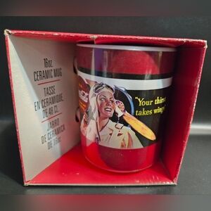 Vintage Coca-Cola Ceramic Mug with Vintage Design